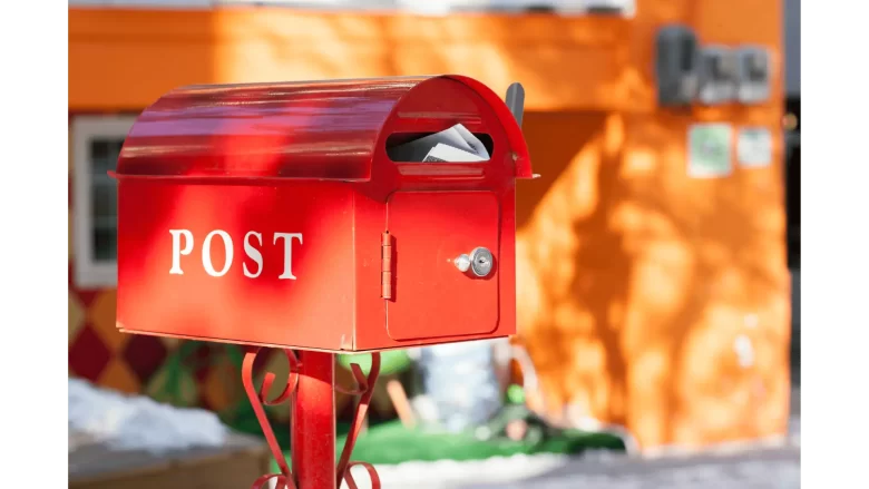 Picture of a red postbox
