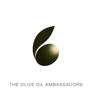 The Logo of the Olive Oil Ambassadors, the people behind the international olive oil promotion